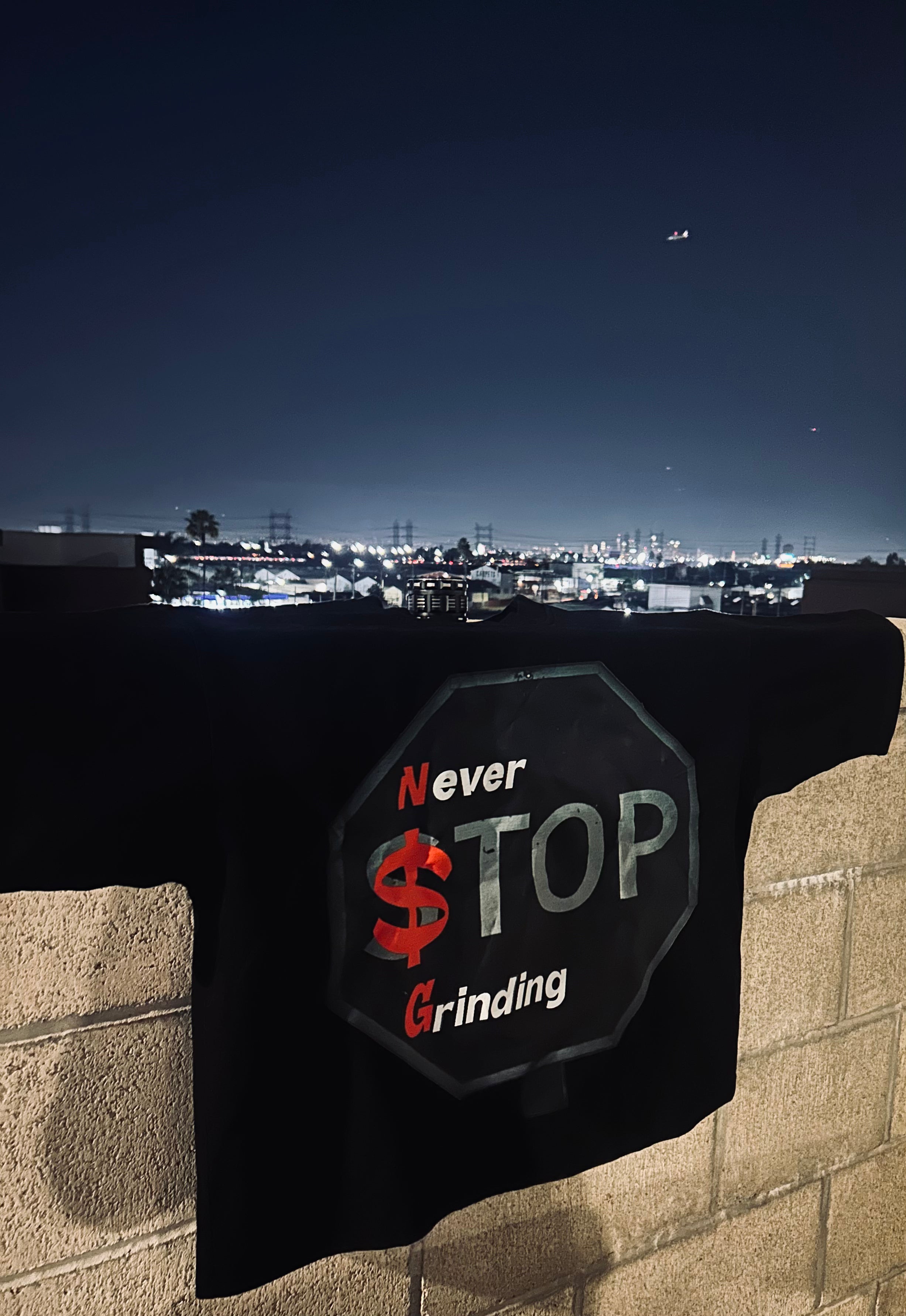 N$G "Never Stop Grinding" Oversized Tee